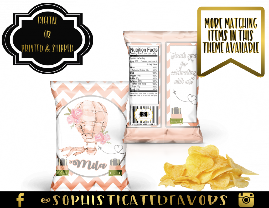 Hot Air Balloon Chip Bag
