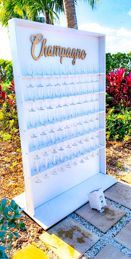 White Champagne Wall