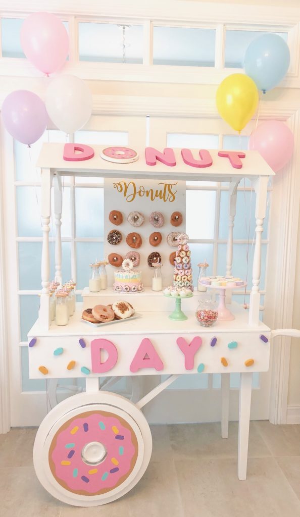 Classic White Candy Cart