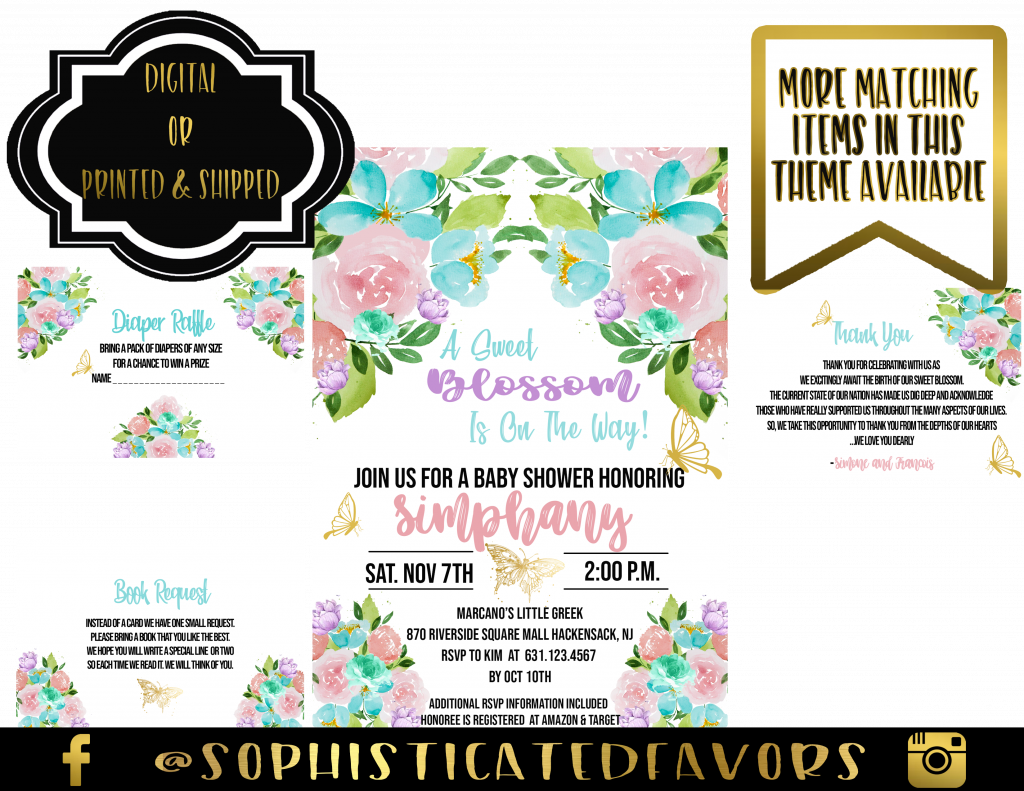 Butterfly Garden Invite Bundle