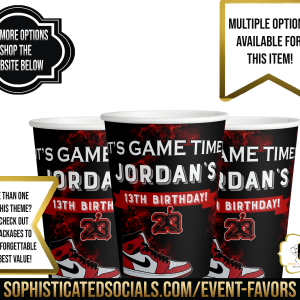 Jordan Inspired Red – Party Cups