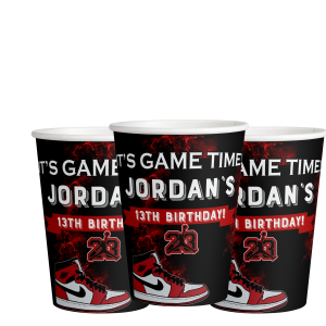 Jordan Inspired Red – Party Cups