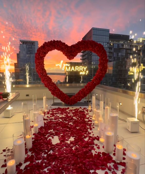 Heart LED Display Walkup - Event Services