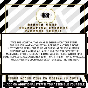 Graduation Honoree Party Package
