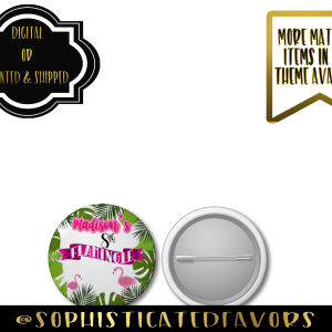 Let’s Flamingle – Button Pins