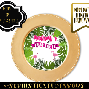 Let’s Flamingle – Charger Insert