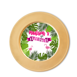 Let’s Flamingle – Charger Insert