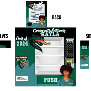 Graduate Vending Machine Gift Box – Assembled