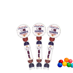 Baseball – Gumball Tubes