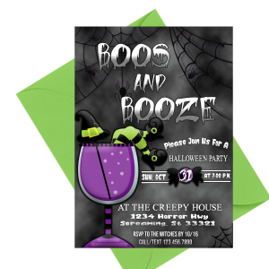 Boos and Booze – Invite