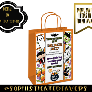 Halloween Party Kids – White Gift Bags