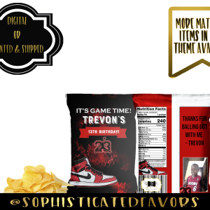 Jordan Inspired Red – Chip Bags