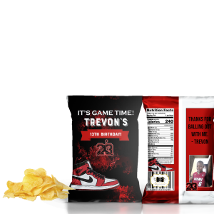 Jordan Inspired Red – Chip Bags