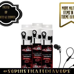 Jordan Inspired Red – Earbuds
