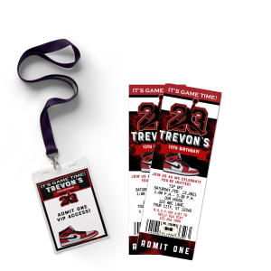 Jordan Inspired Red – VIP Ticket