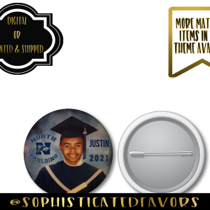 Graduation – Male Logo Button Pins