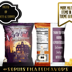 Spooktakular Halloween – Kids Chip Bags