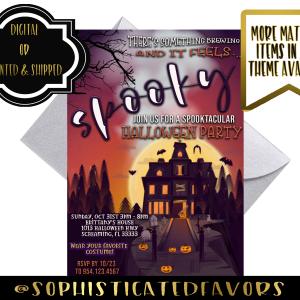 Spooktakular Halloween – Kids Invite