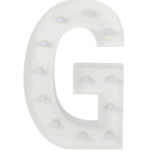 Letter G – Marquee