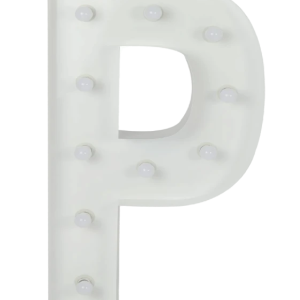 Letter P – Marquee