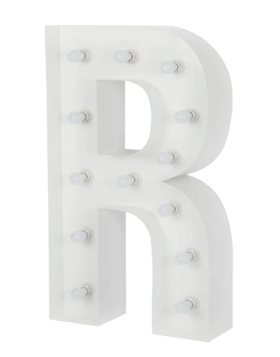 Letter R - Marquee