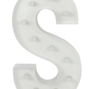 Letter S – Marquee