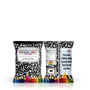 School Composition Notebook – Chip Bags