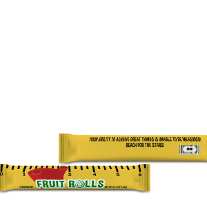 School Ruler – Fruit Roll Up