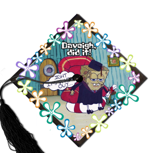 Sponge Bob Grad – Cap Topper