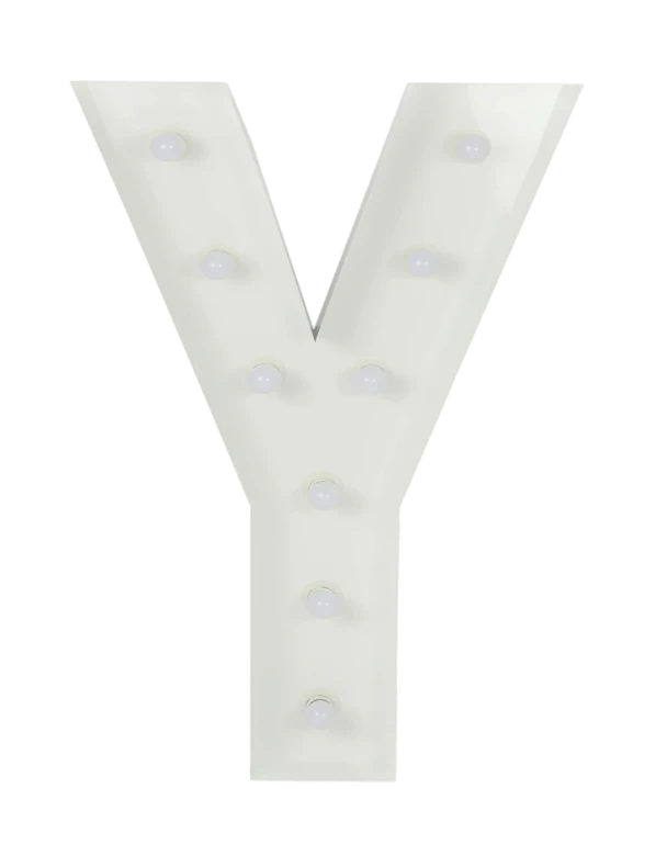 Letter Y - Marquee