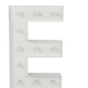 Letter E – Marquee