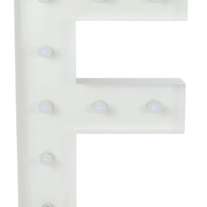 Letter F – Marquee